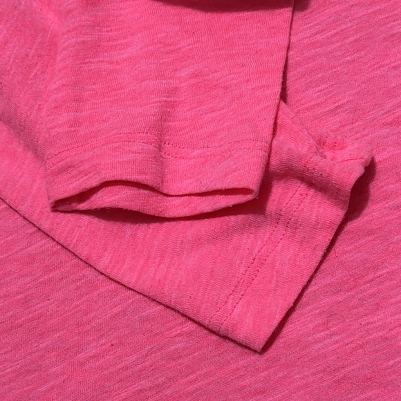VS PINK-Tissue Long Sleeve Tee-Sz XS-Hot Pink-GUC - Picture 15 of 15